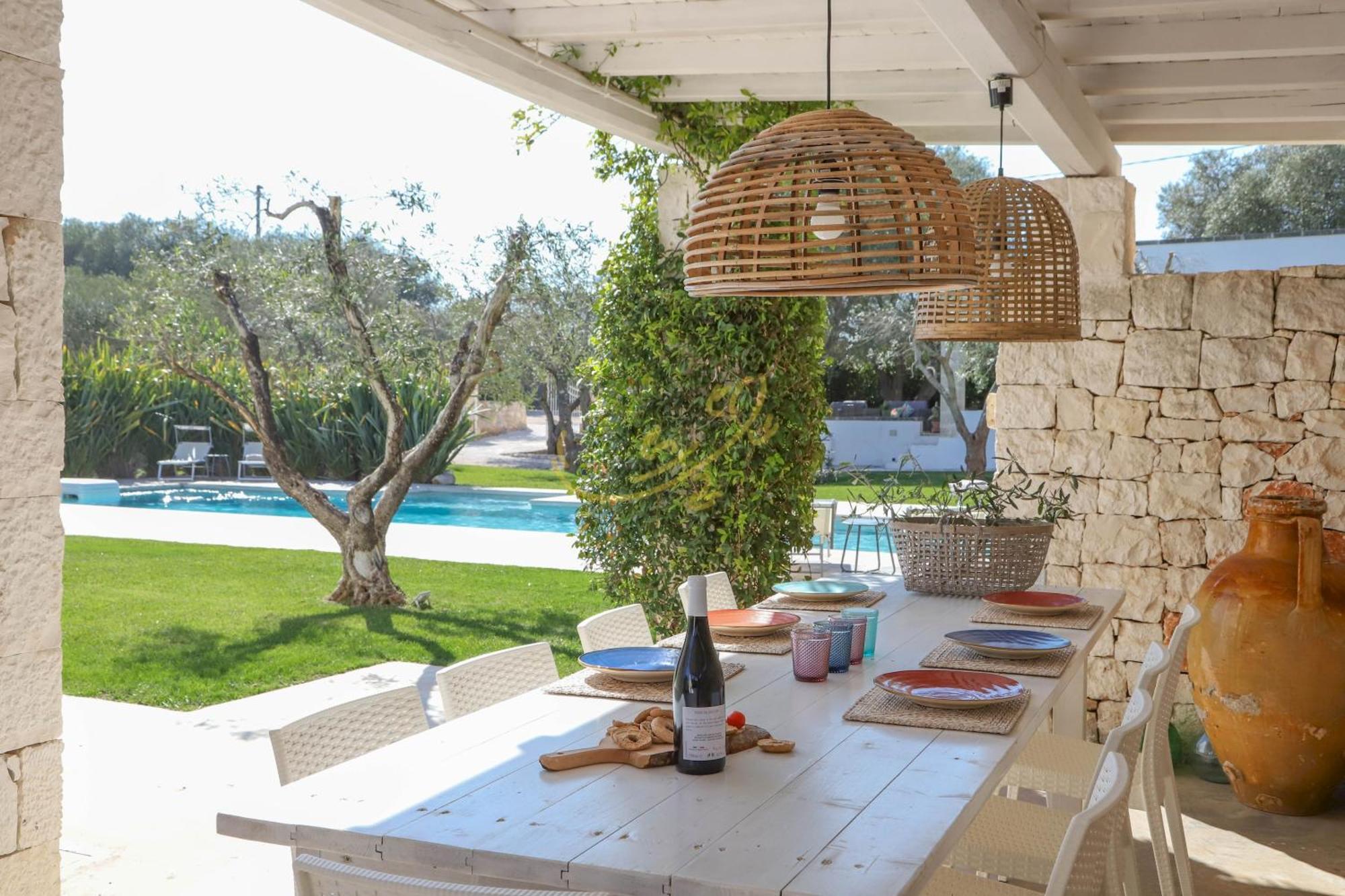 Td Dimora Del Giglio With Organic Garden With Pool Villa Ostuni Luaran gambar