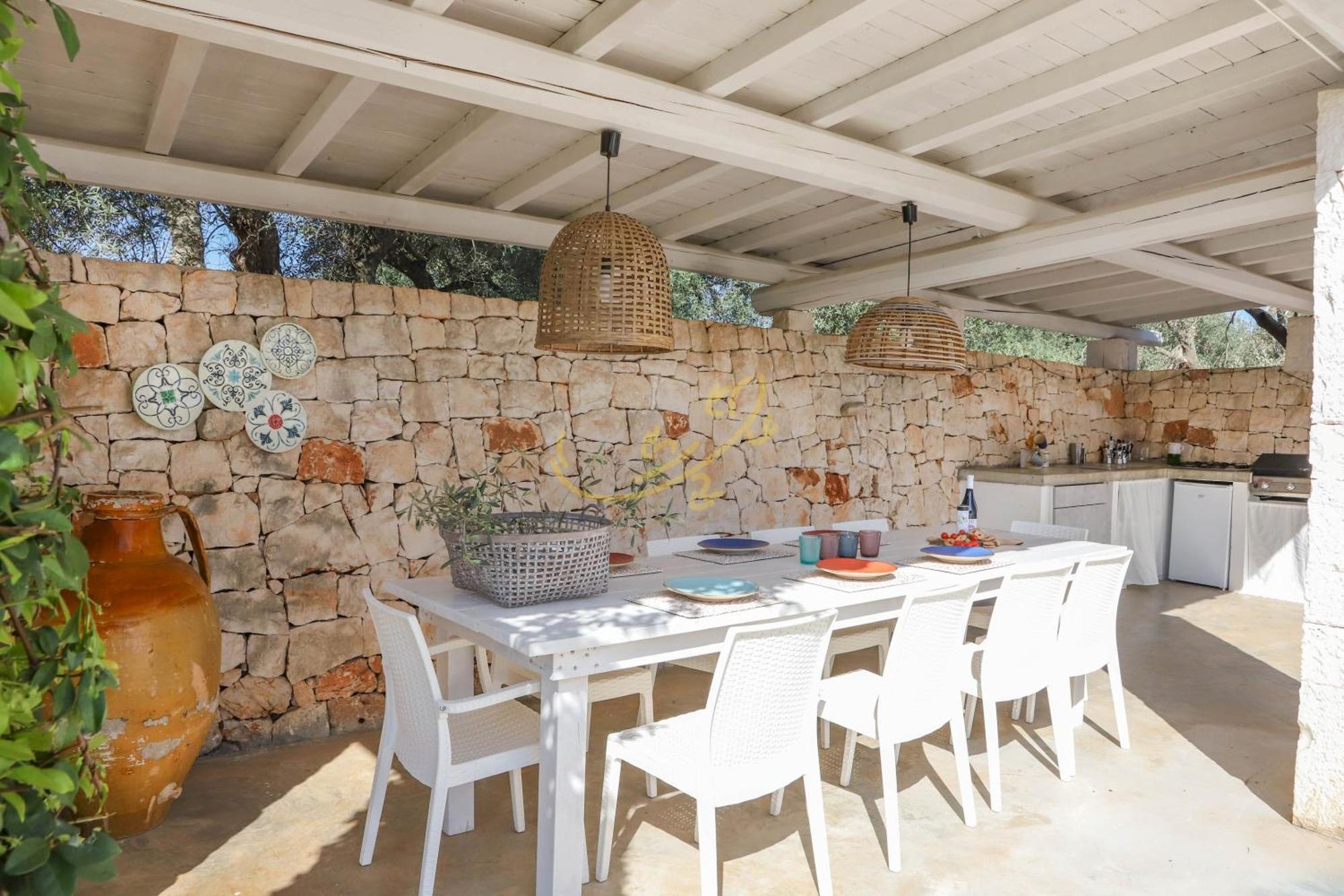 Td Dimora Del Giglio With Organic Garden With Pool Villa Ostuni Luaran gambar